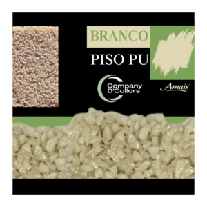 revestimento cristal de pedras naturais Piso PU Drenante Pedras Naturais - Branco 23Kg Amais