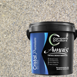 Revestimento Cristal Pedras Naturais - Granito Cinza - Company Dcollors