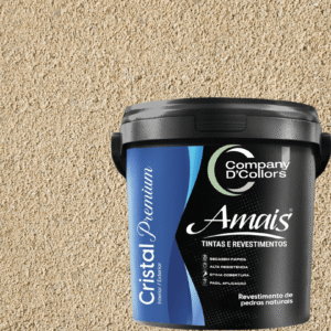 Revestimento Textura Pedras Naturais - Travertino 23Kg Cristal Amais